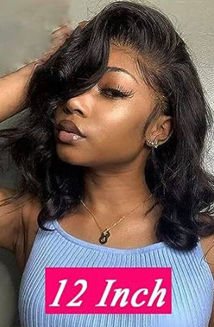 12” Bodywave 13x4 Lace Frontal Wig