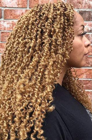 Spring Twist Crochet Hair 8inch