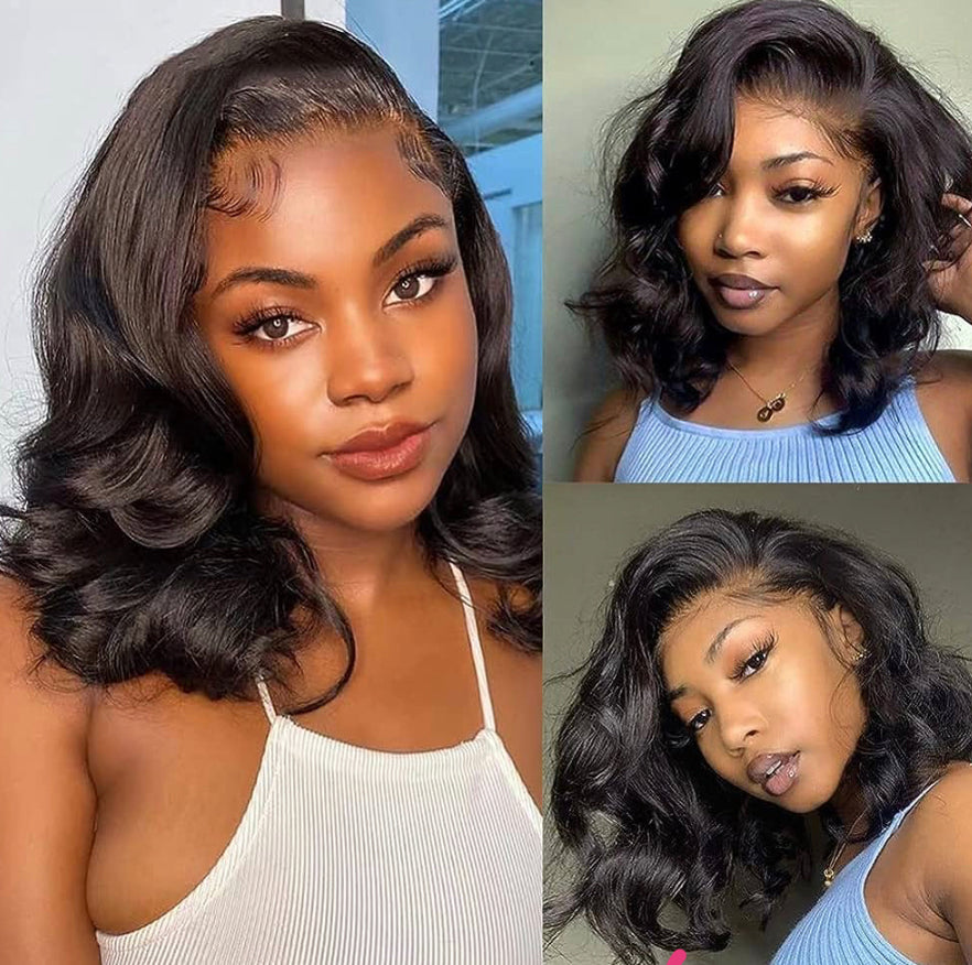 12” Bodywave 13x4 Lace Frontal Wig
