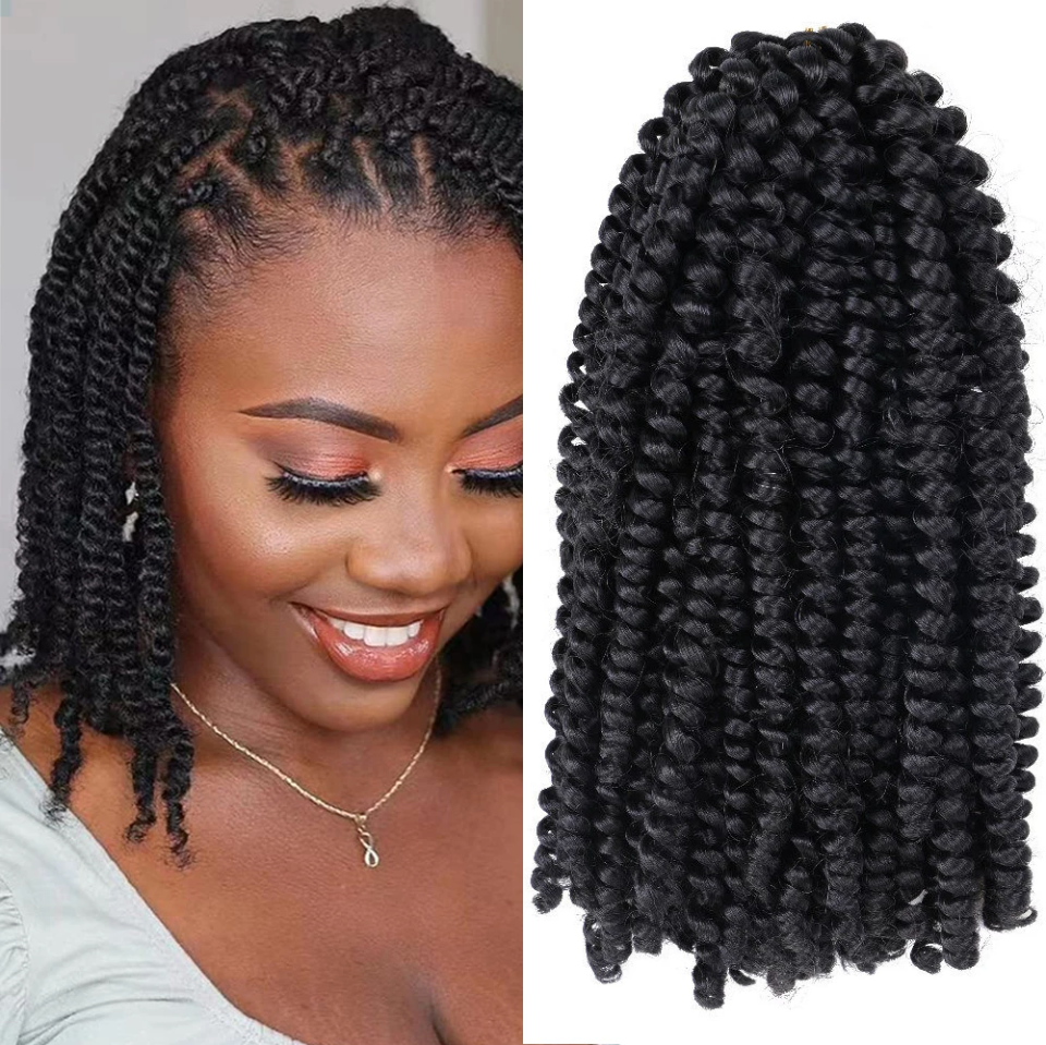 Spring Twist Crochet Hair 8inch