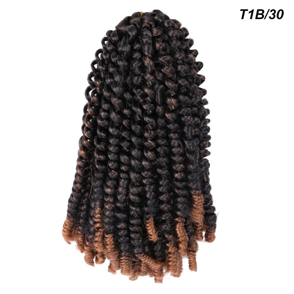 Spring Twist Crochet Hair 8inch