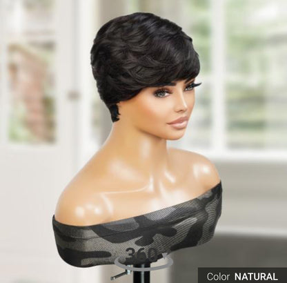 Pixie Cut Human Hair Wig