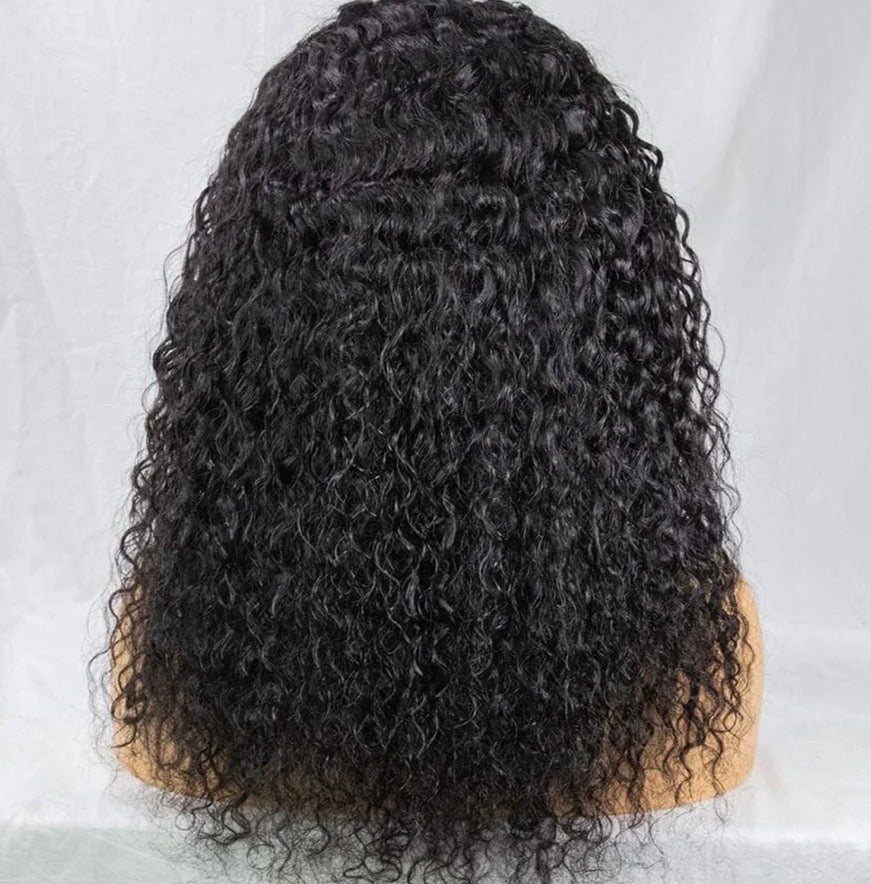 20” Water Wave Human Hair Headband Wig