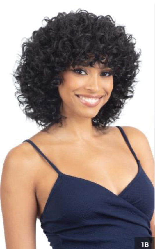 Model Human Hair Blend Wig 1B
