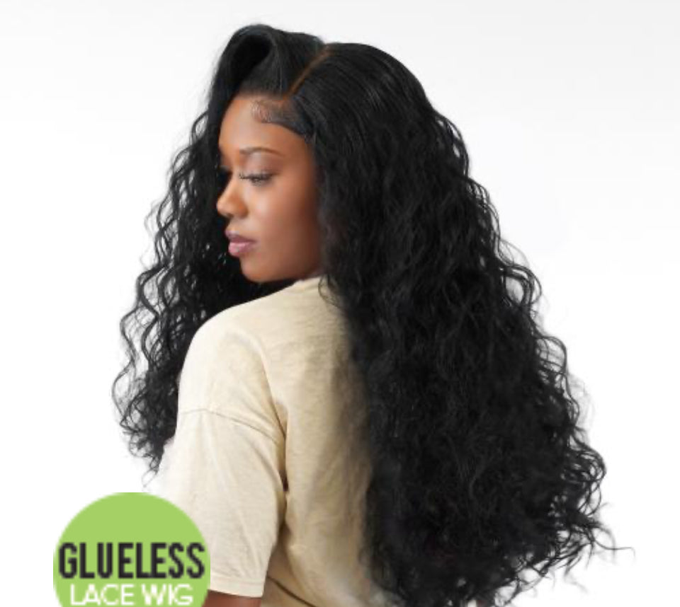 Janet Collection Human Hair Blend Wig