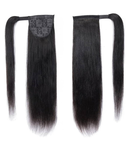 Straight Synthetic Clip In Ponytail 20”