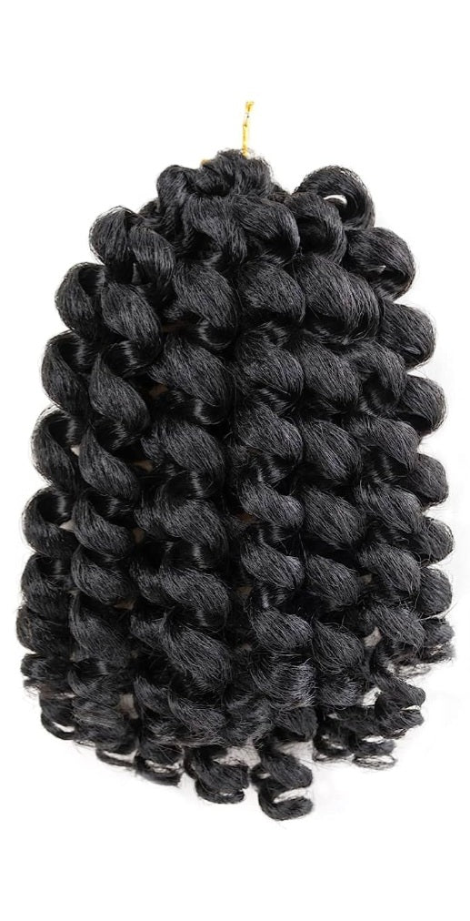 Jamaican Bounce Crotchet Hair, Wand Curl 8"